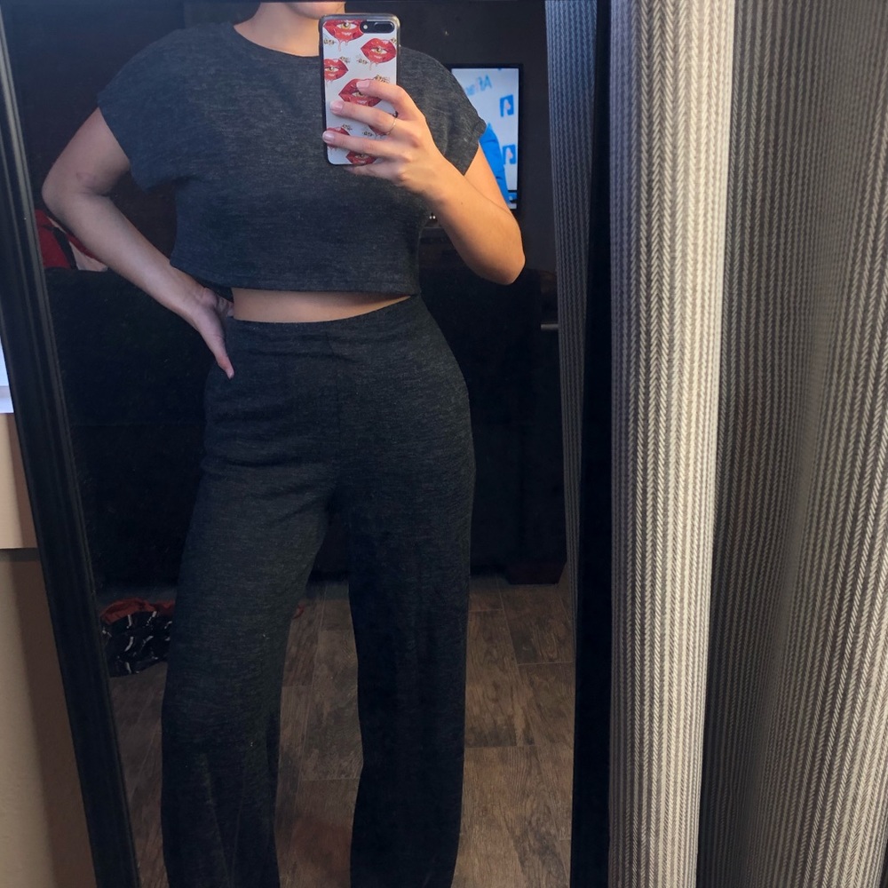 TWO PIECE CROP SET OOTDFASH
